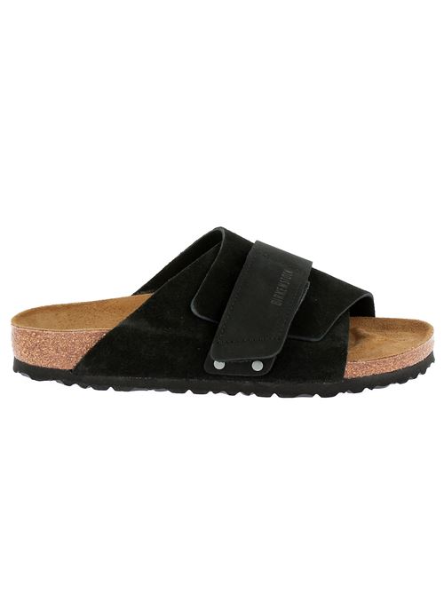 Kyoto sabot da uomo in camoscio e nabuk black BIRKENSTOCK | KYOTO U1022566